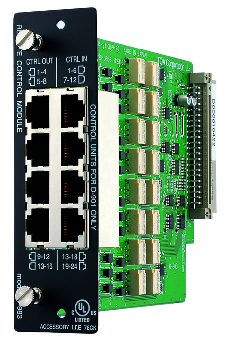 TOA D-983 Remote Control Module For D-901 Digital Mixer