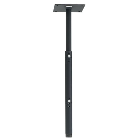 Chief CMA100 8" Black Ceiling Plate With Adjustable NPT Extension Column