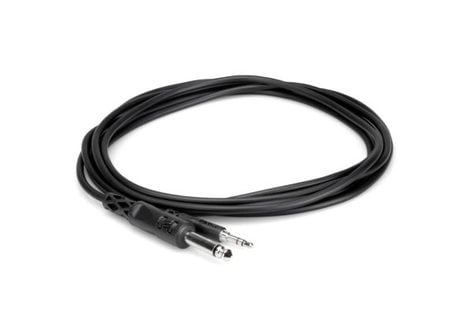 Hosa CMP-105 5' 1/4" TS To 3.5mm TRS Mono Interconnect Cable