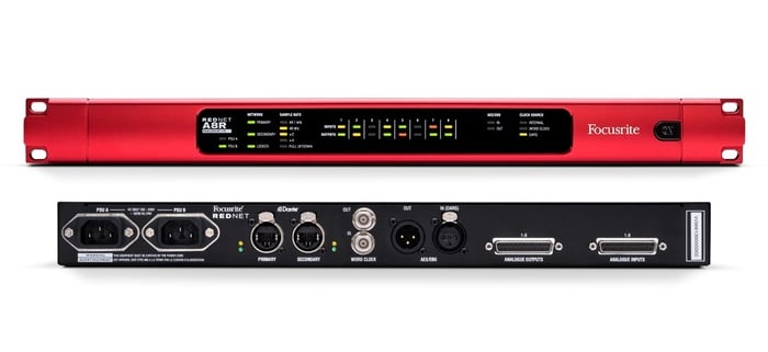 Focusrite Pro RedNet A8R Dante Audio Network Inteface With 8x8 Analog I/O