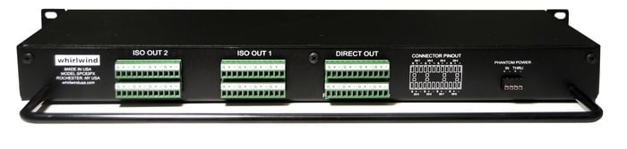 Whirlwind SPC82L 1RU 8-Channel Line Level Splitter