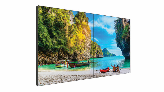 Planar VMC55MXM4 VM Complete 109" LCD Video Wall Bundle, 700 Nit, 088mm Bezel