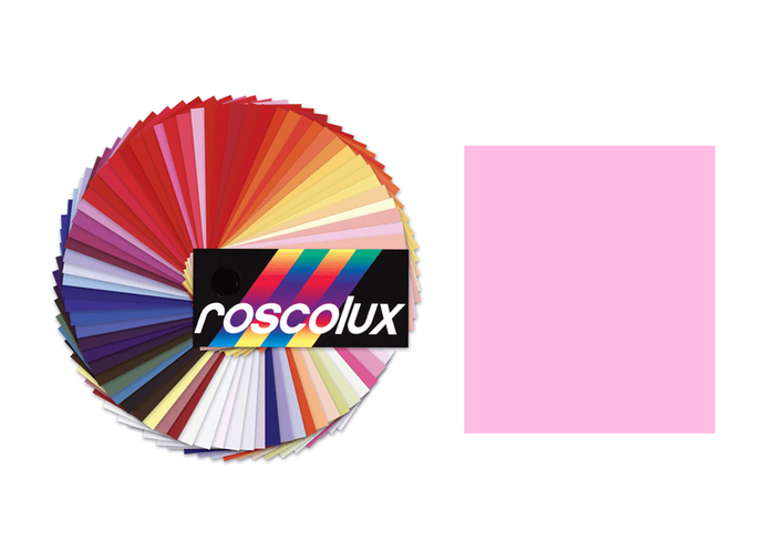 Rosco Roscolux #38 Roscolux Sheet, 20"x24", 38 Light Rose