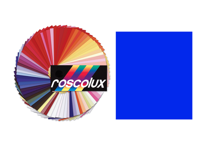 Rosco Roscolux #83 Roscolux Sheet, 20"x24", 83 Medium Blue
