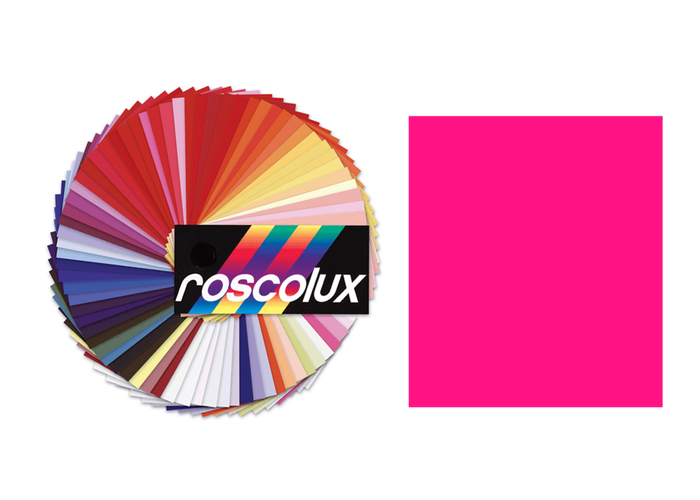 Rosco Roscolux #339 Roscolux Sheet, 20"x24", 339 Broadway Pink