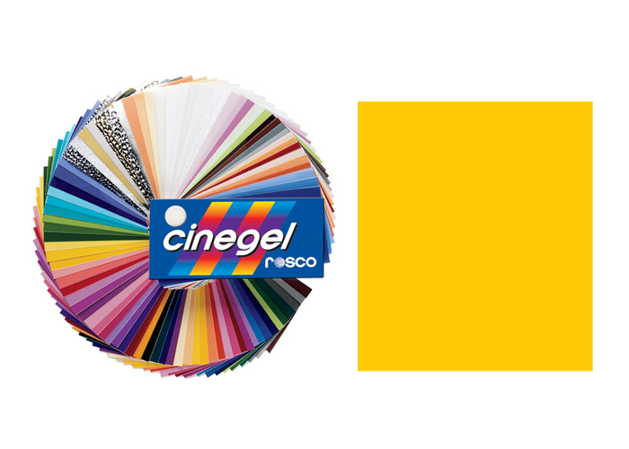 Rosco Cinegel #2003 Cinegel Sheet, 20"x24", 2003 Storaro Yellow