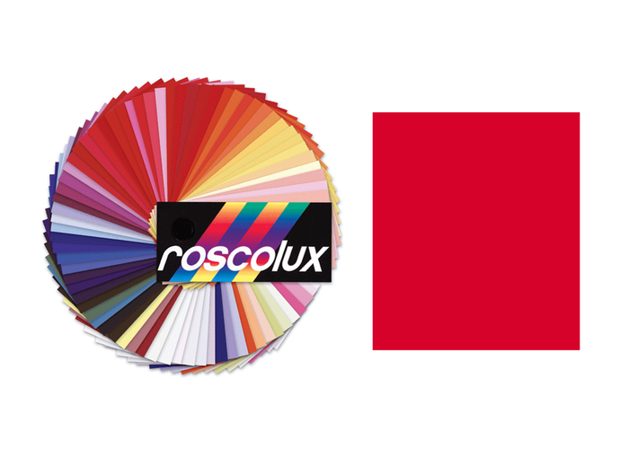 Rosco Roscolux #26 Roscolux Roll, 24"x25', 26 Light Red