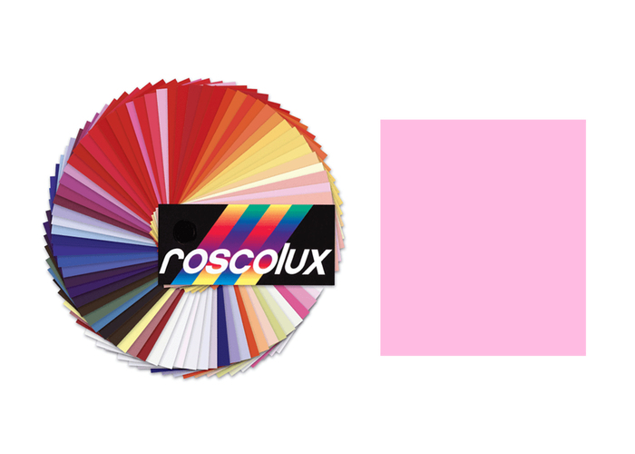 Rosco Roscolux #38 Roscolux Roll, 24"x25', 38 Light Rose