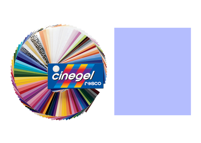 Rosco Cinegel #3203 Cinegel Sheet, 20"x24", 3203 Three Quarter Blue CTB