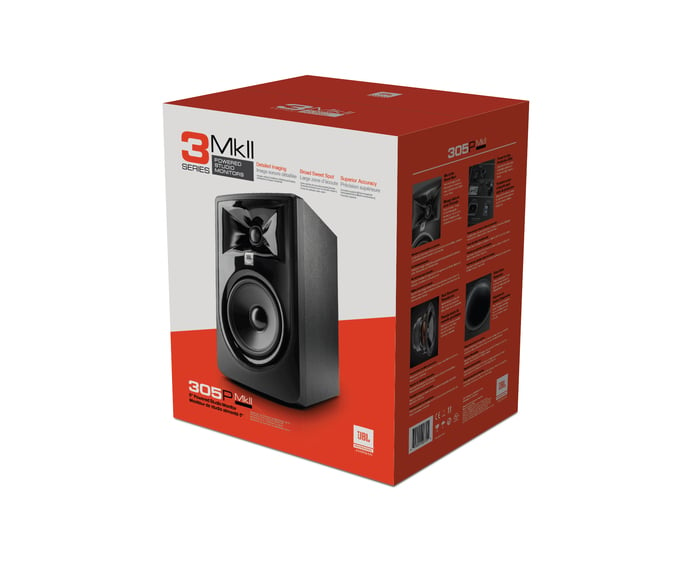 JBL 305P MkII Powered Studio Monitor With 5-inch Woofer