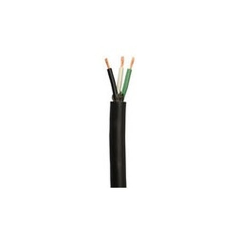 Coleman Cable 22328-250 12/3 Stranded Type SEOOW Submersible Flexible Power Cable, Black