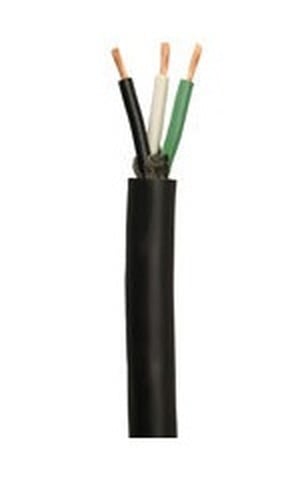 Coleman Cable 22426-250 Power Cable, 16 AWG, 4-Conductor, Submersible, Flexible, 250'
