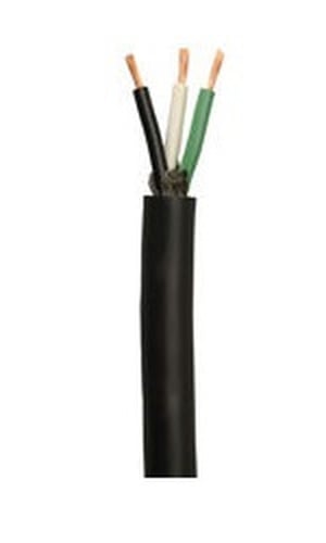 Coleman Cable 30509-250 Power Cable, 10 AWG, 5-Conductor, Submersible, Flexible, 250'