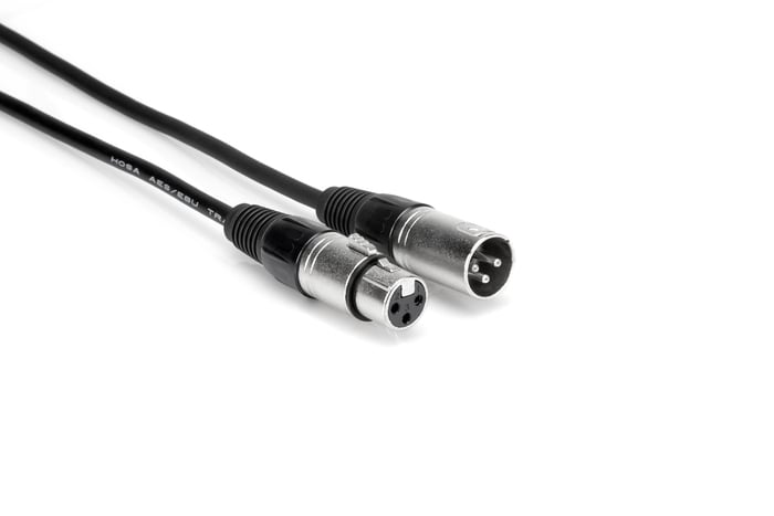 Hosa DMX-303 3' XLR3M To XLR3F DMX Cable