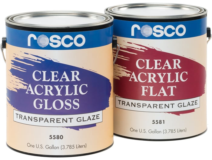 Rosco Clear Acrylic Glaze Acrylic Clear Gloss  1Gal