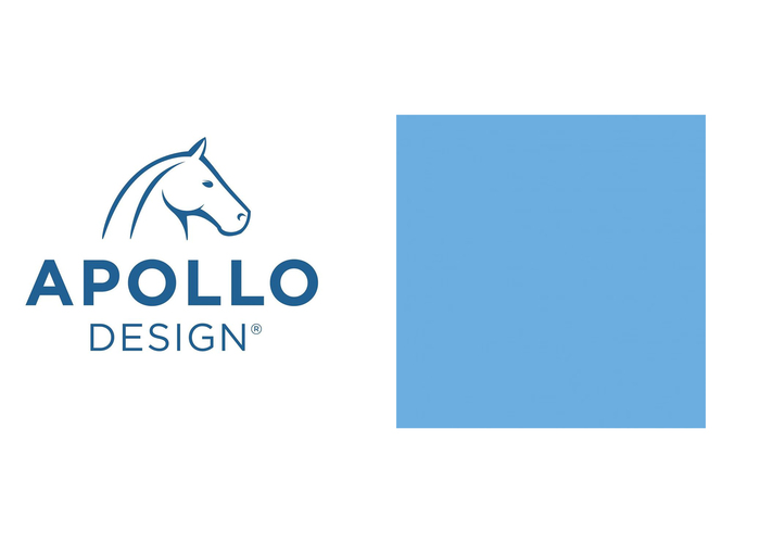 Apollo Design Technology AP-GEL-4700 Gel Sheet,20x24, Timid Blue