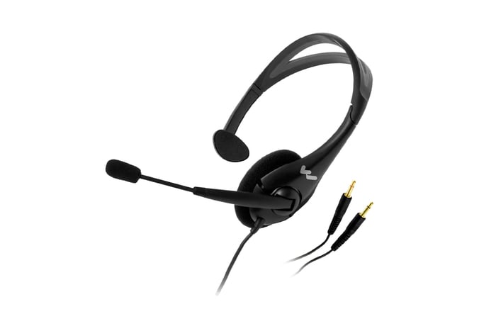 Williams AV MIC 044 2P Noise-Canceling Headset Microphone With 2x 3.5mm Plugs