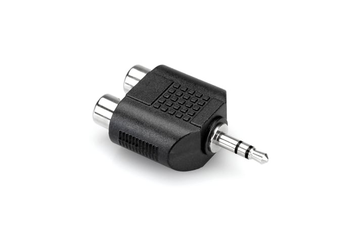 Hosa GRM-193 Dual RCA-F To 3.5mm TRS Audio Adapter