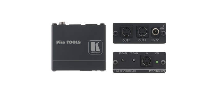 Kramer PT-102SN 1:2 S-Video Distribution Amplifier