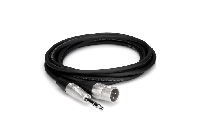 Hosa HSX-010 10' Pro Series 1/4" TRS To XLRM Cable