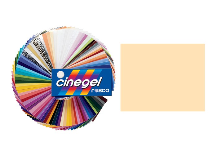 Rosco Cinegel #3410 Cinegel Sheet, 20"x24", 3410 Roscosun 1/8 CTO