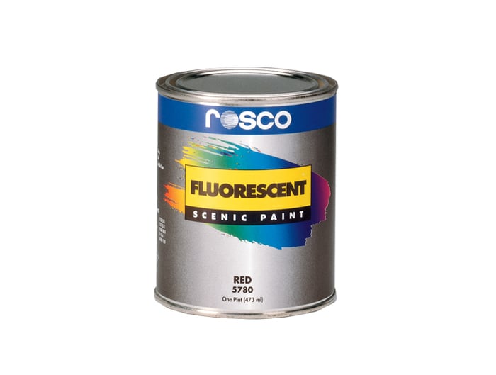 Rosco Fluorescent Scenic Paint Paint Fluorescent Orange1Quart