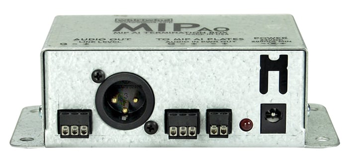 Whirlwind MIPAO/PS Termination Box For MIPAI With Screw Terminals And XLRM Outs