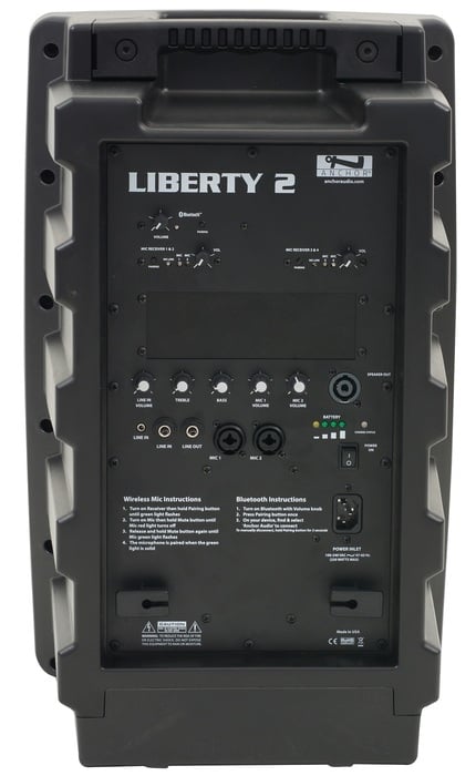 Anchor Liberty 2 U4 Portable PA With Bluetooth And 2 Dual Wireless Mic Receivers