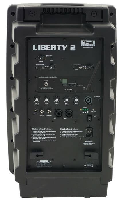 Anchor Liberty 2 XU4 Portable PA With Bluetooth, AIR Transmitter And 2 Dual Wireless Mic Receivers