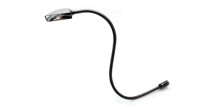 Hosa LTE-297A 15" Incandescent Gooseneck Console Lamp, XLRM Connector