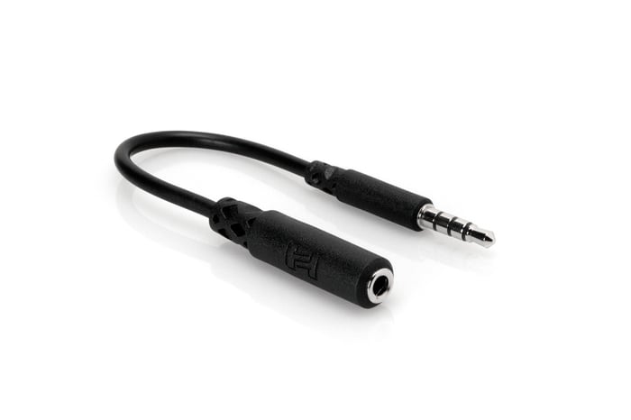 Hosa MHE-158 3.5mm TRRSF To Slim 3.5 TRRS Headphone Adapter