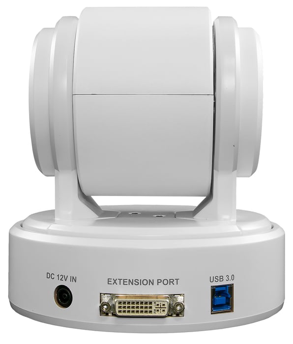 Marshall Electronics CV610-U3W-V2 Compact USB3.0/2.0 PTZ Camera With 10x Optical Zoom, White