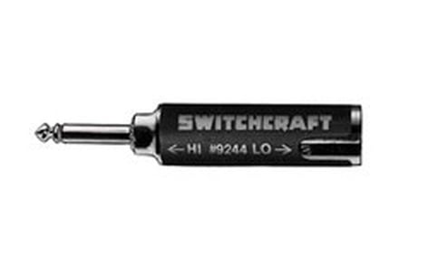 Switchcraft 9144 3-pin XLRF To 1/4" TS-M Adapter