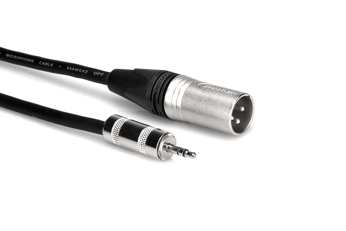 Hosa MMX-001.5 1.5' 3.5mm TRS To XLRM Microphone Cable