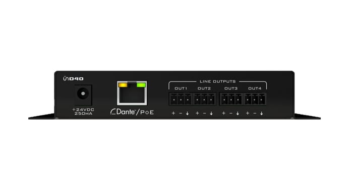 Attero Tech unD4O 4-Channel Output Interface, PoE Or 24 VDC