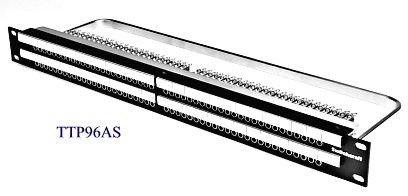 Switchcraft TTP96ASFNX 96-Channel Bantam TT Bay With Solder Terminals, 1 Rack Unit