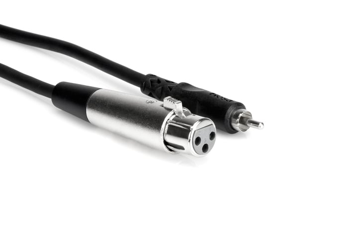 Hosa XRF-102 2' XLRF To RCA Audio Cable