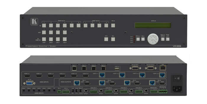 Kramer VP-558/110V Boardroom Presentation Switcher/Quad Scaler