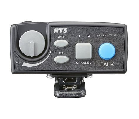 RTS TR-32N-A4M UHF/VHF Beltpack, 2-channel Stereo, A4M