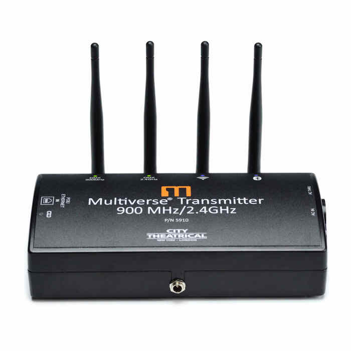 City Theatrical 5910 Multiverse Transmitter, 900MHz, 2.4GHz