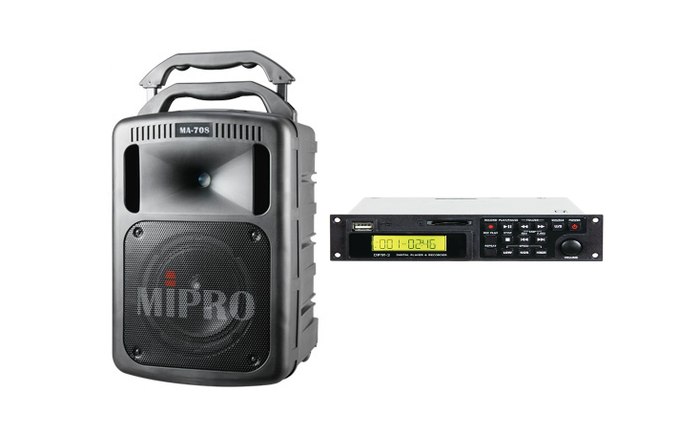 MA708BR1DPM3 Portable PA Bluetooth Speaker, | Full Compass