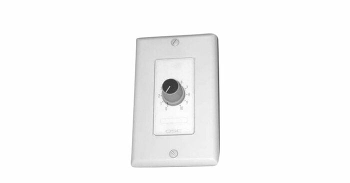 QSC WCP-1 Wall Control Plate With Rotary Potentiometer