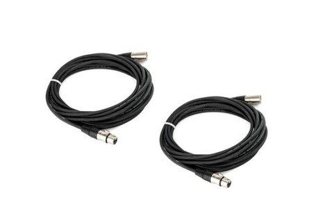 Cable Up MIC-25-TWO-K Cable, XLR To XLR 25ft Black
