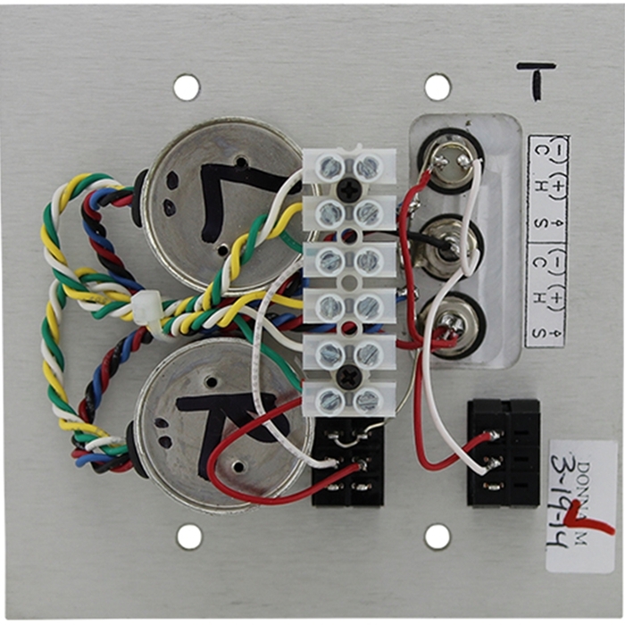 Pro Co IPLATE A/V Wallplate With RCA And 1/8" Inputs