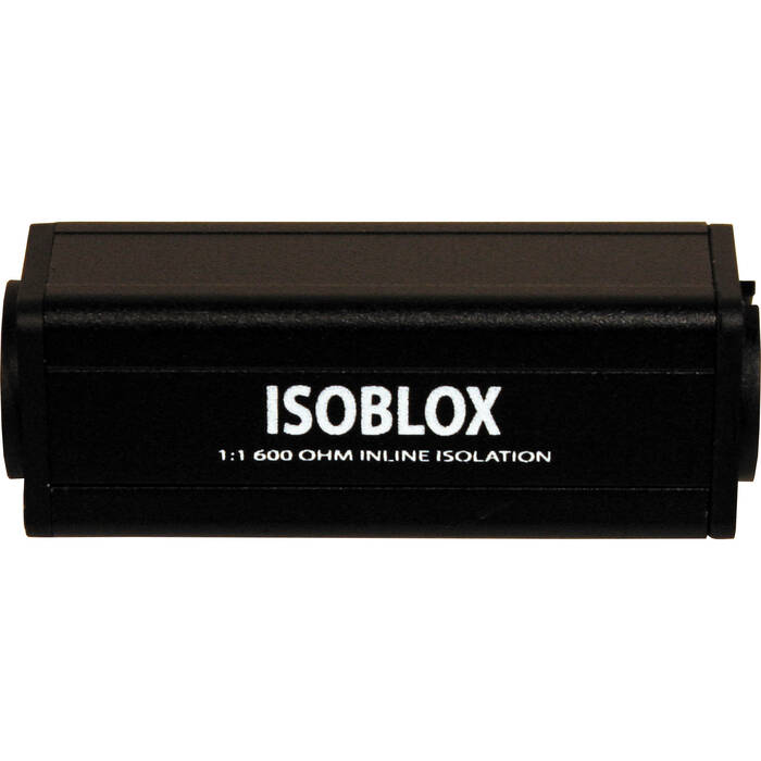 Rapco ISOBLOX XLRF To XLRM 600 Ohm 1 To 1 Inline Isolation