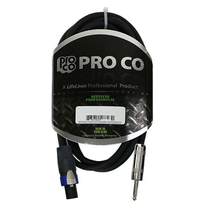 Pro Co LSCNQ-3 3' LifeLines Series 1/4" TS-NL4 10AWG Speaker Cable