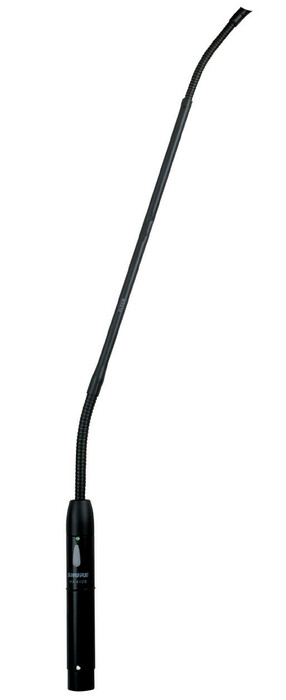 Shure MX418SE/N 18" Gooseneck Mic With In-Line Preamp And 10' XLR Cable, No Cartridge