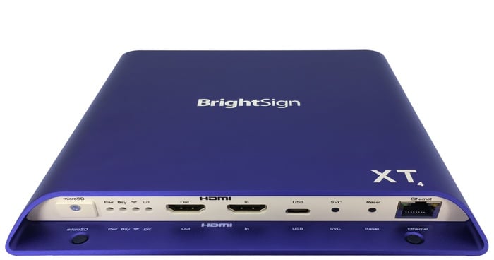 BrightSign XT1144-T True 4K Dual Video Decode Enterprise HTML5 Player