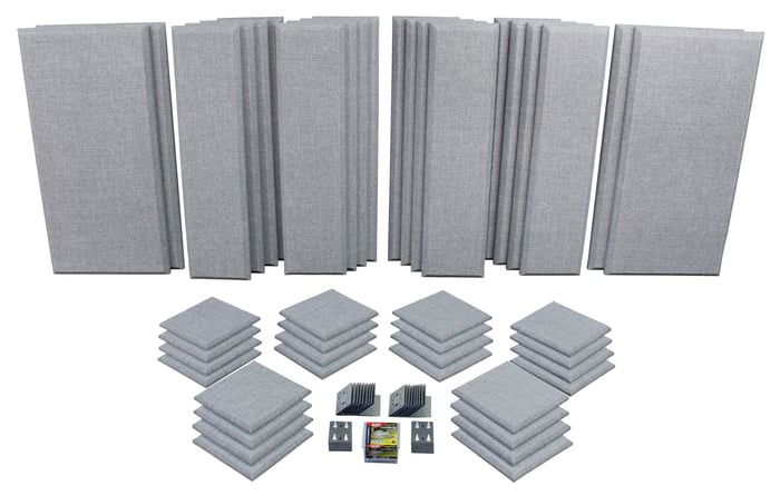 Primacoustic LONDON-16 Broadway Acoustical Panels Room Kit With 6 Broadway Panels, 12 Control Columns, 24 Scatter Blocks