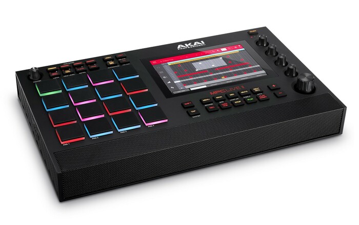 AKAI MPCLIVE2XUS Music Production Center With Built-In 7-inch Monitors